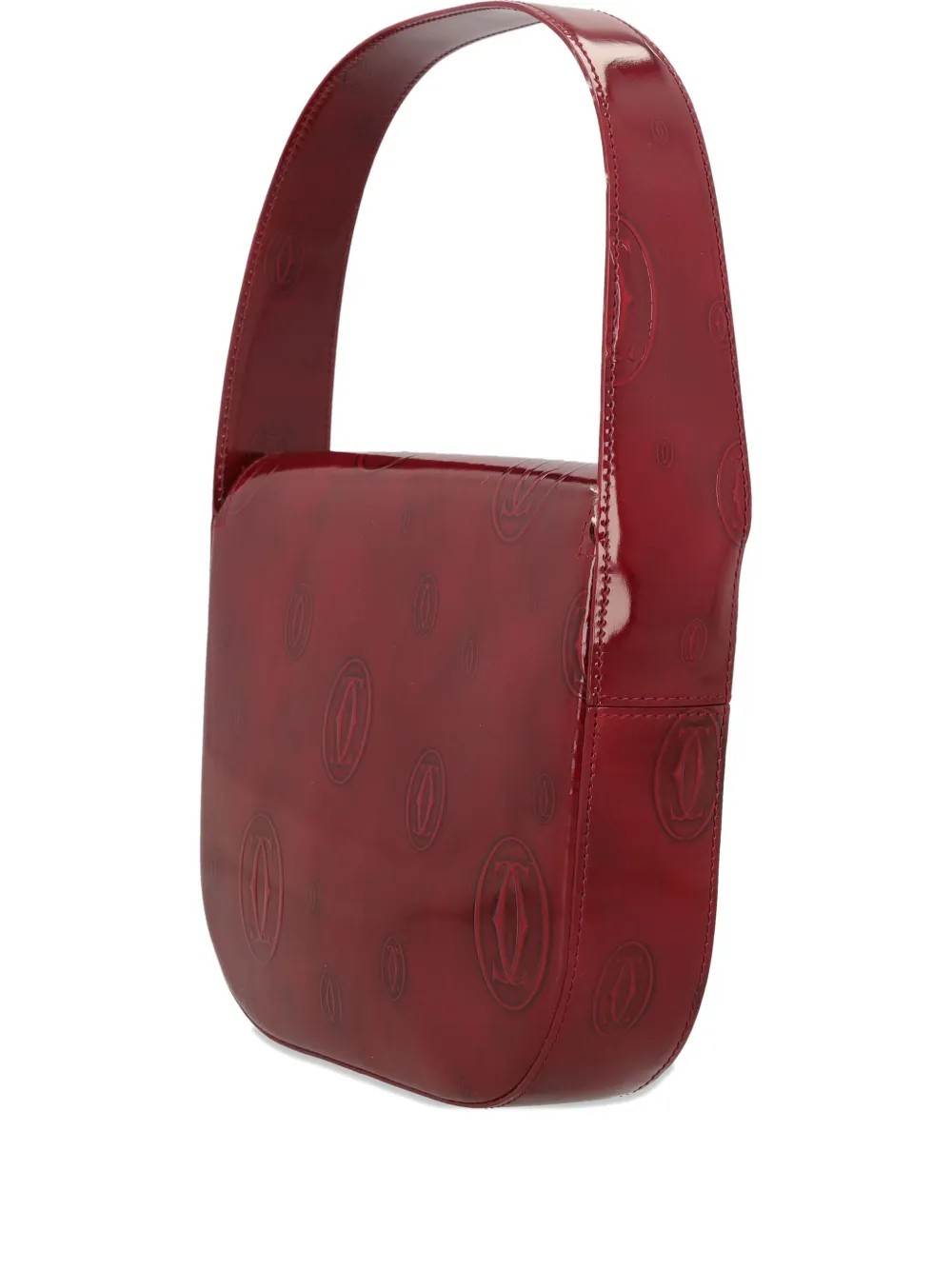 Pre-owned Cartier Happy Birthday Mini Tote Bag In Red