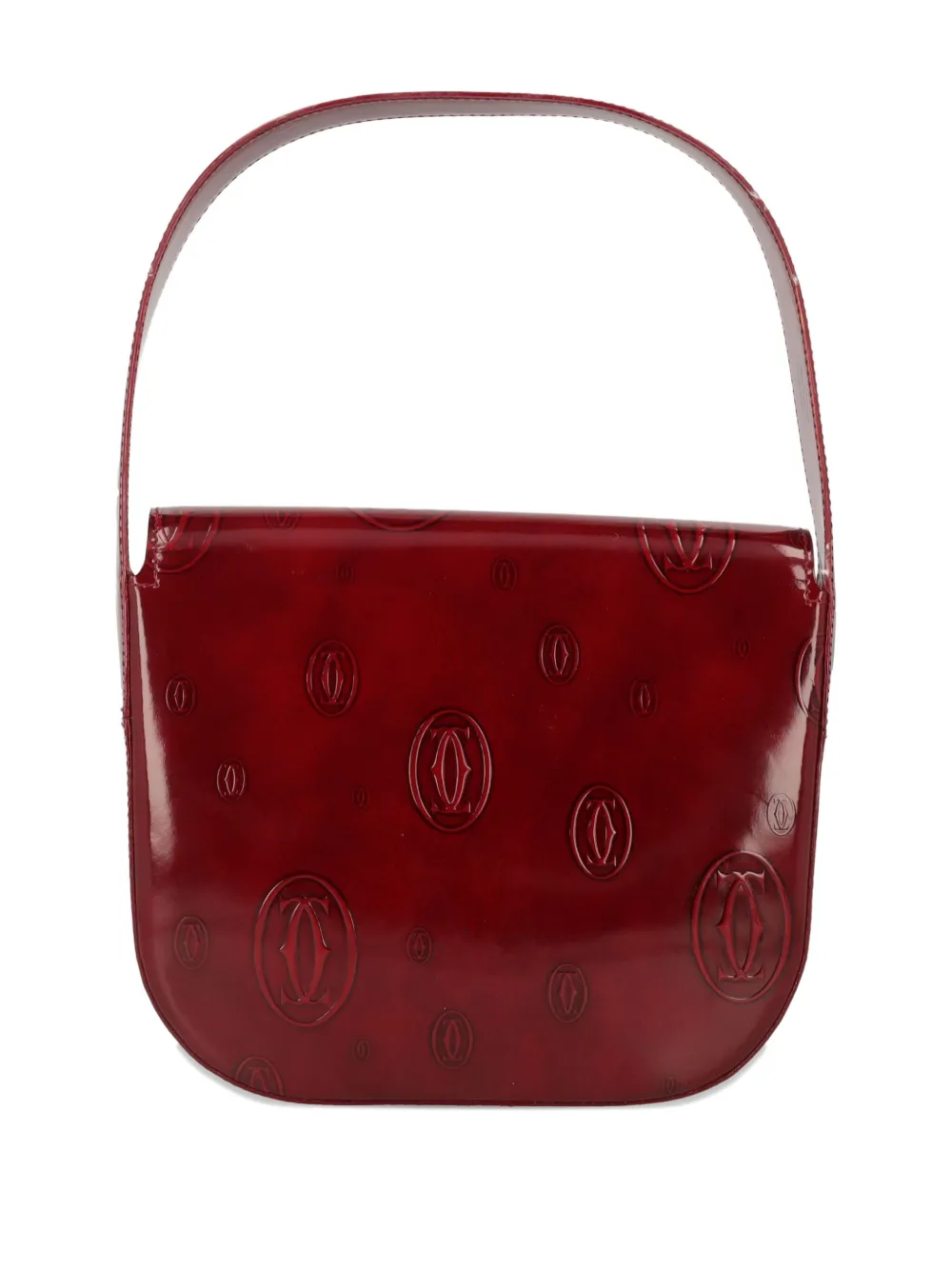 Pre-owned Cartier Happy Birthday Mini Tote Bag In Red