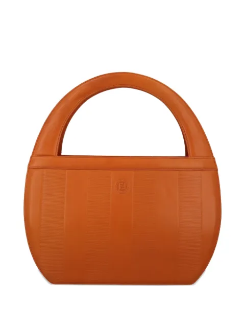 Fendi Pre-Owned 1980s padded embossed-logo tote bag