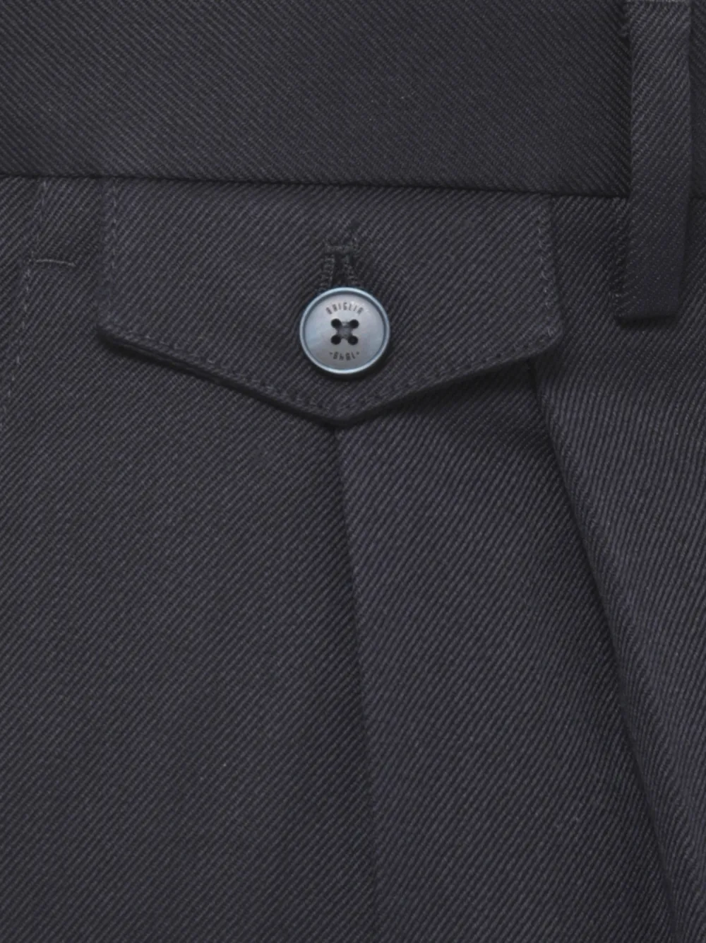 Briglia 1949 Geplooide broek met cuffs Blauw