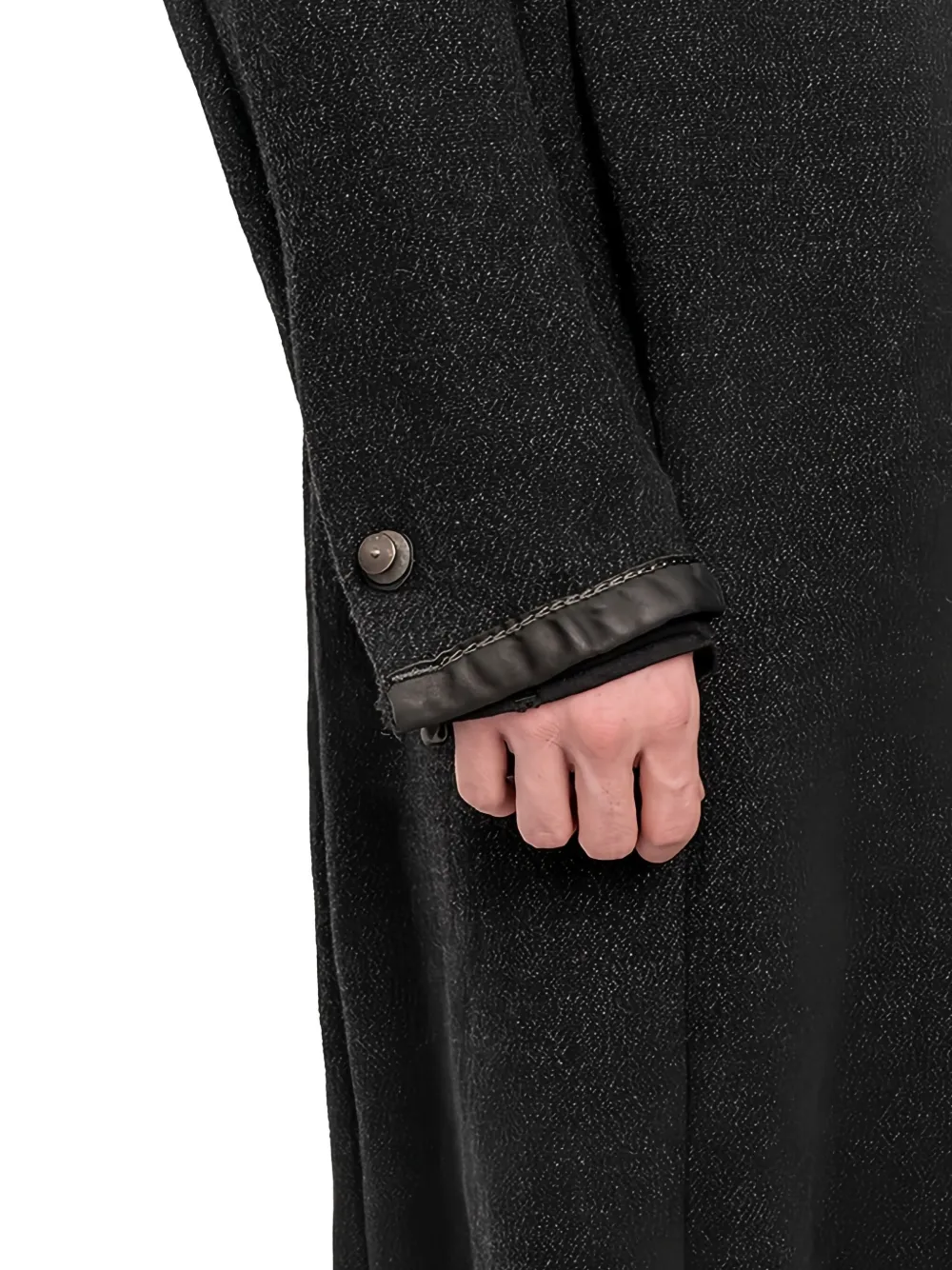 69 By Isaac Sellam Press-stud Fastening Coat In Gray