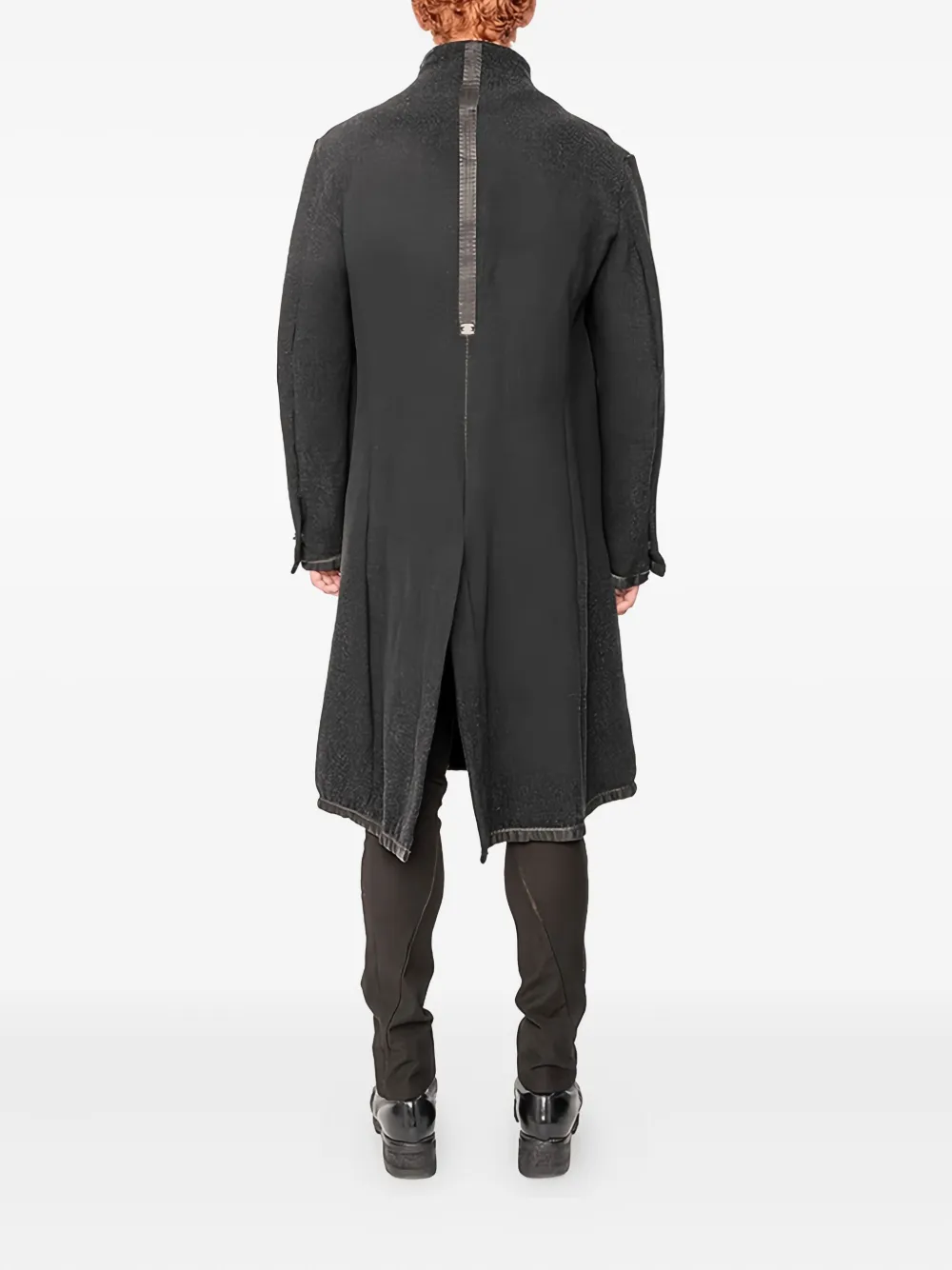 69 By Isaac Sellam Press-stud Fastening Coat In Gray