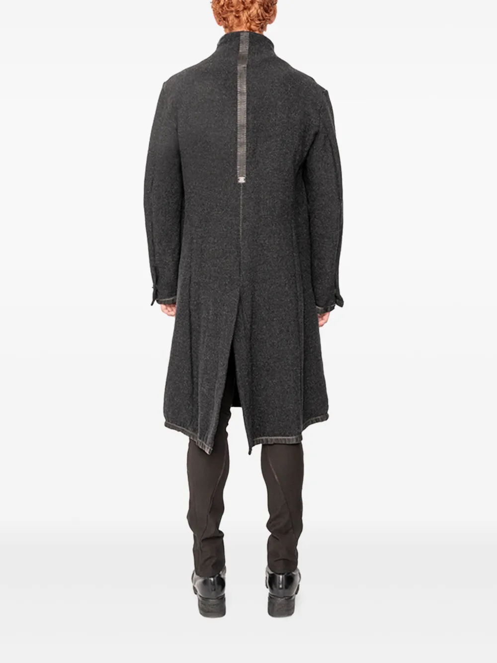 69 BY ISAAC SELLAM Jas met drukknoopsluiting Grijs