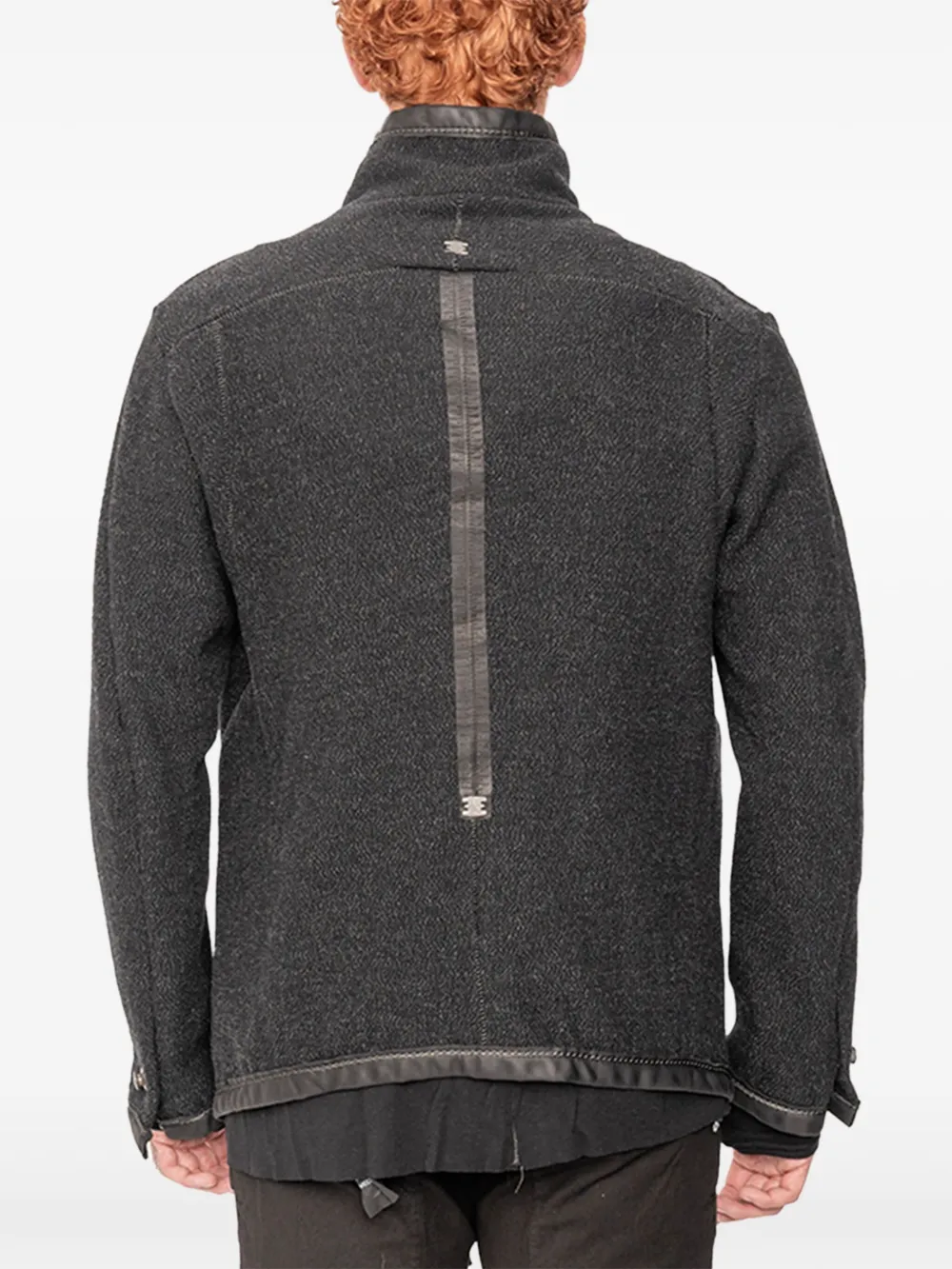 69 BY ISAAC SELLAM Jack met ritssluiting Grijs