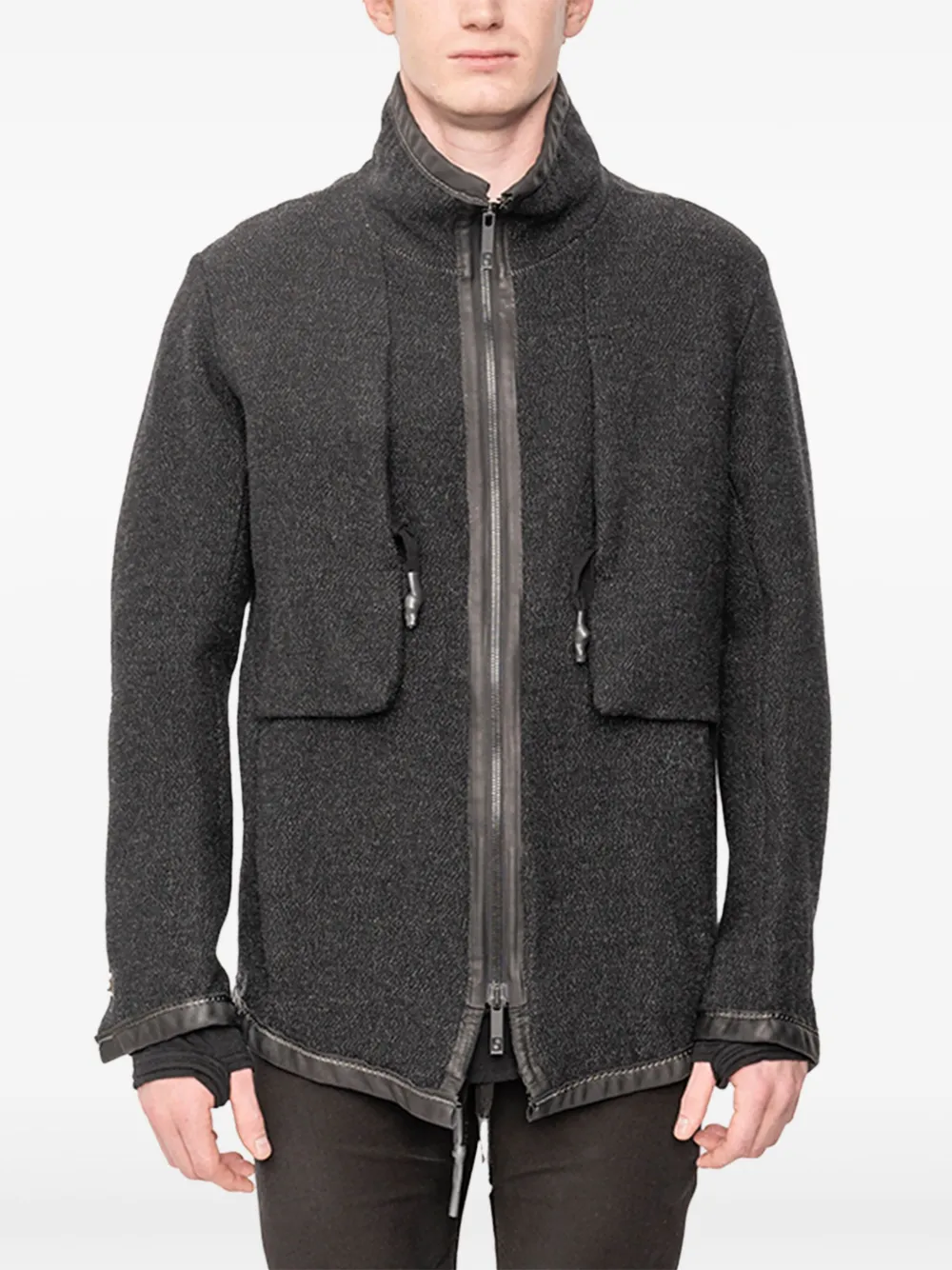 69 zip-fastening jacket | Grey | Image 1