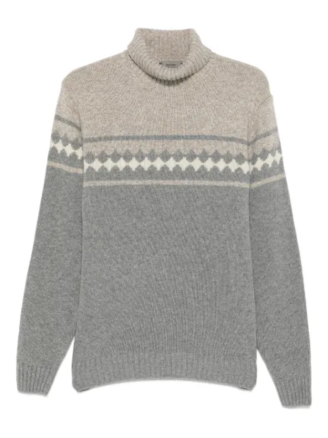 Ferrante patterned roll-neck sweater 