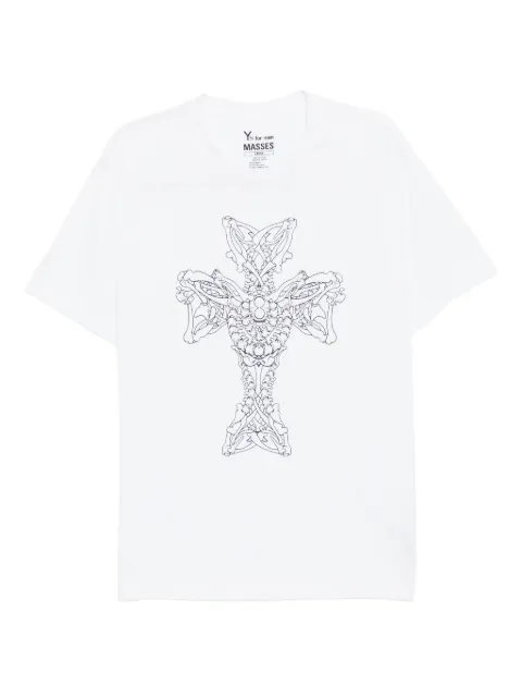 Yohji Yamamoto graphic-print cotton T-shirt