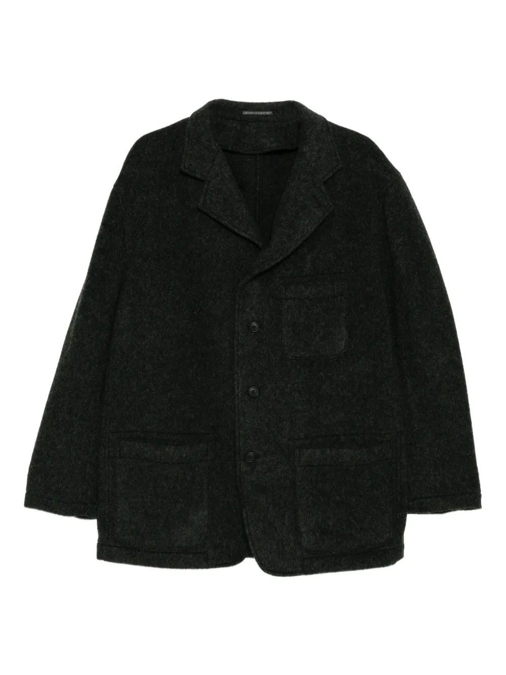 Yohji Yamamoto x MASSES herringbone wool jacket | noir | Image 1