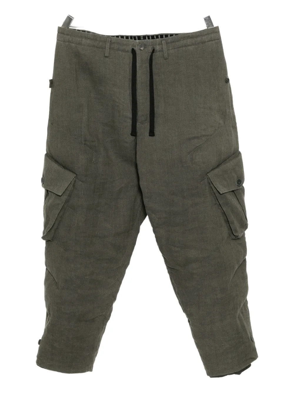 Yohji Yamamoto striped trousers - Grigio