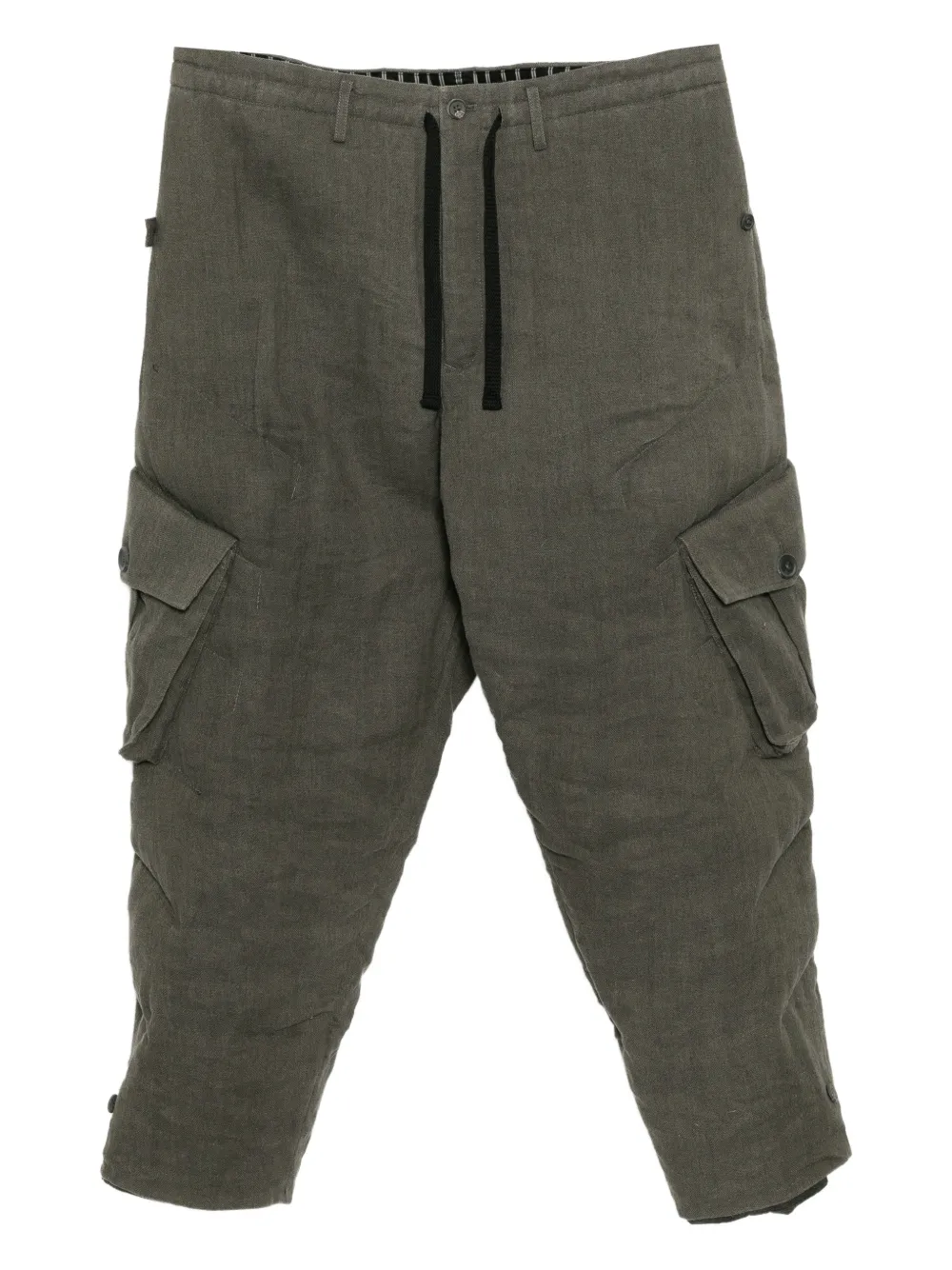 Yohji Yamamoto pantalon à rayures | gris | Image 1