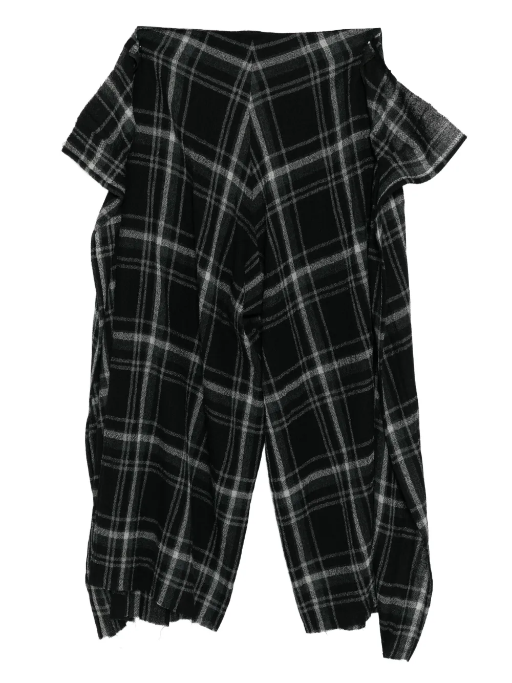 Limi Feu checked flared trousers | Black | Image 1