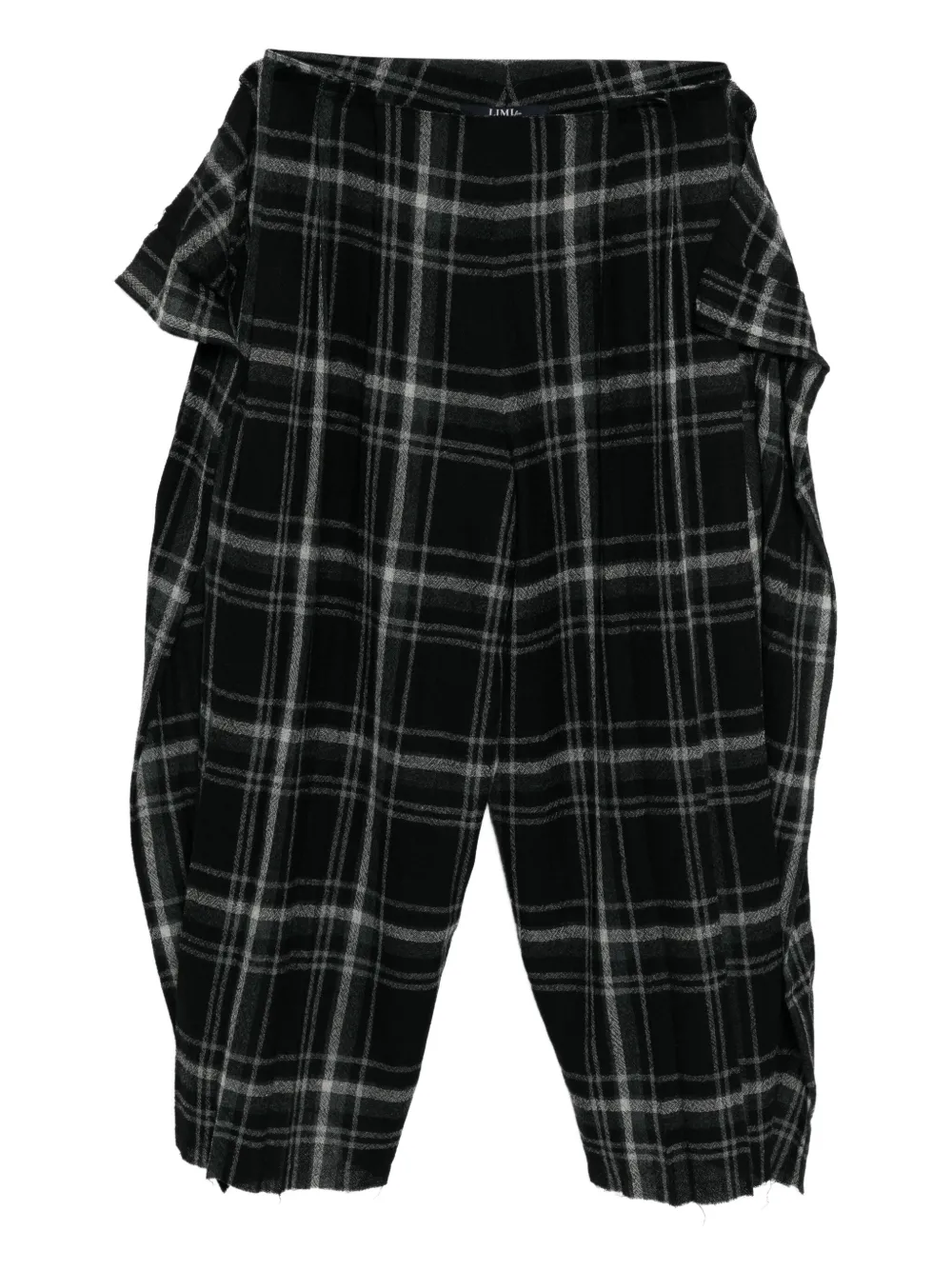 Limi Feu checked flared trousers | Black | Image 1