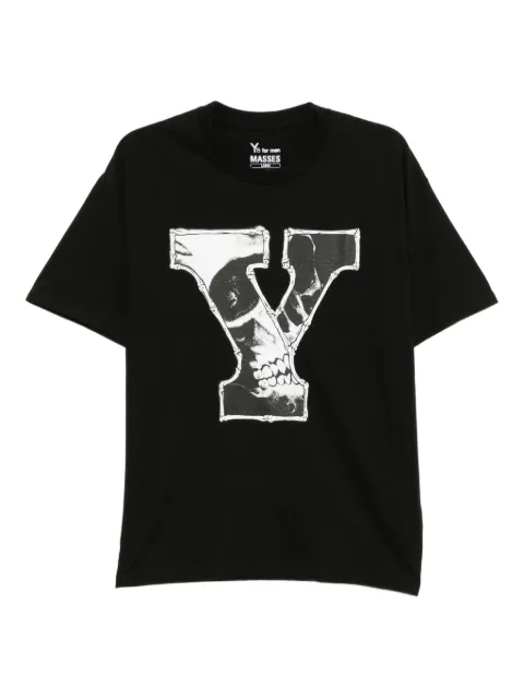 Yohji Yamamoto graphic-print cotton T-shirt