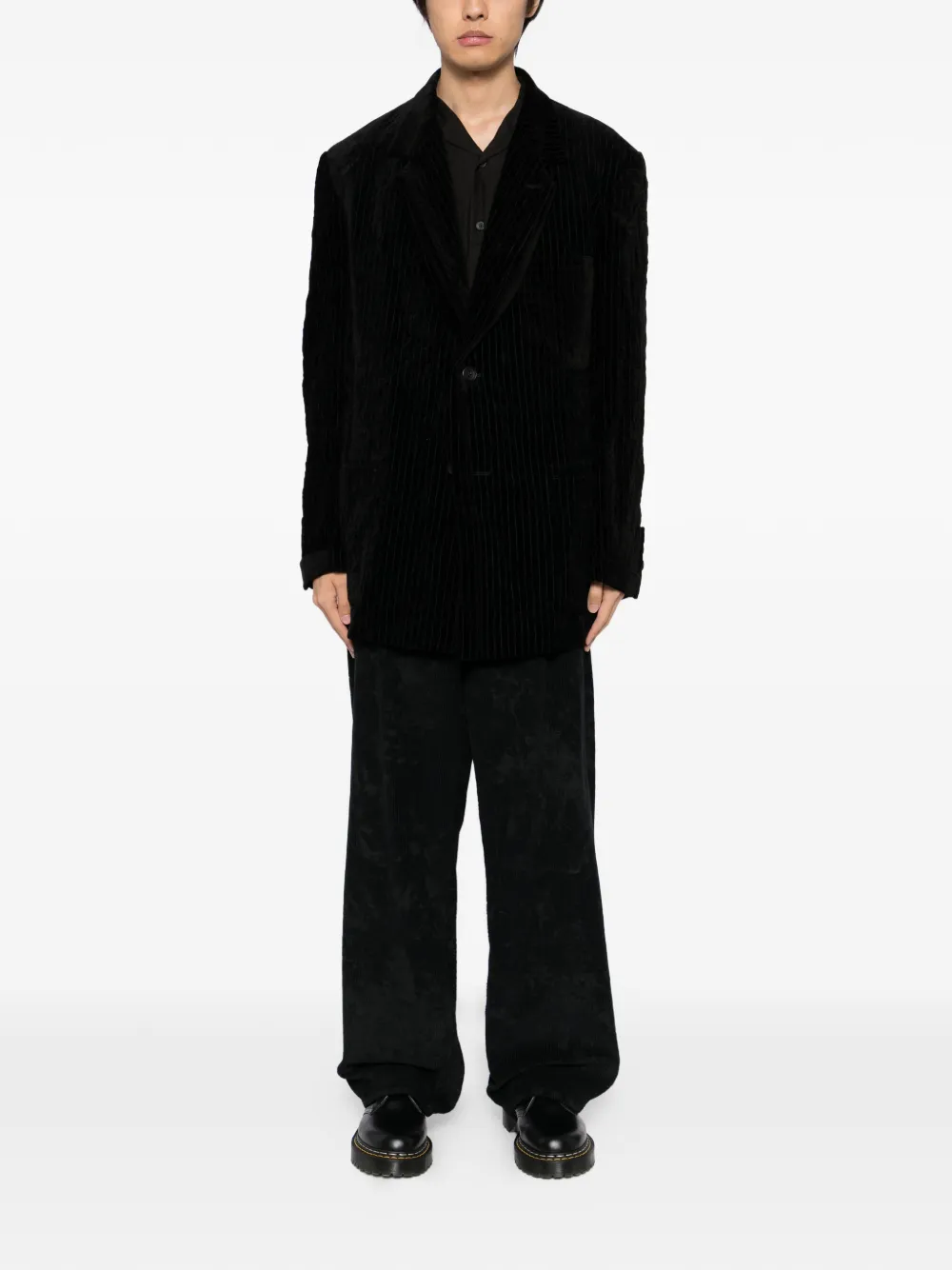 Yohji Yamamoto corduroy single-breasted jacket | Blazers | Image 2