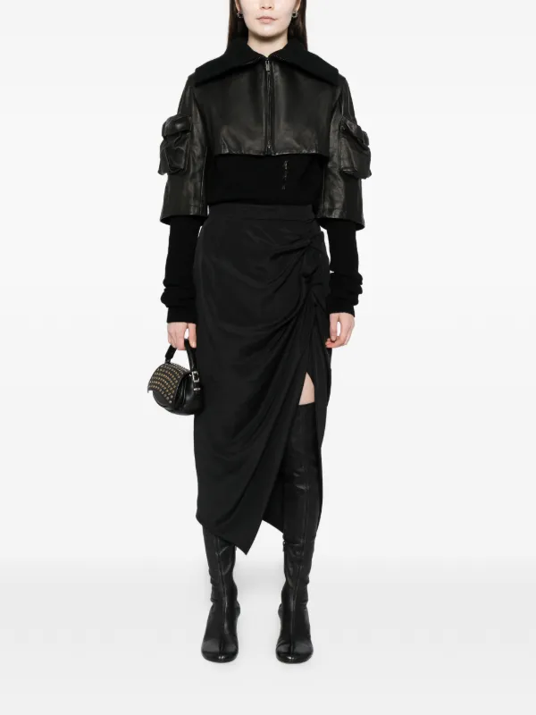 Yohji Yamamoto スエード ジャケット | ブラック | FARFETCH JP