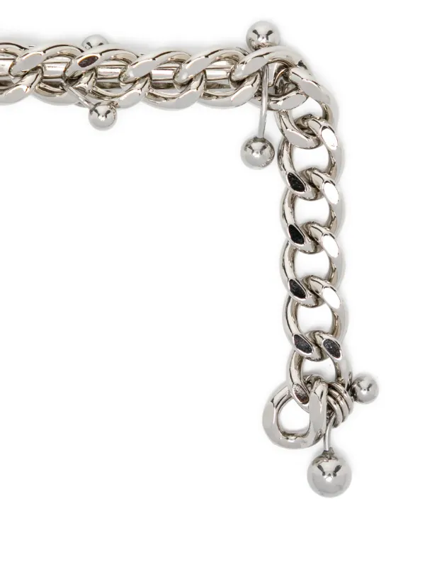 Yohji Yamamoto Chain Ball Hair Clip | Silver | FARFETCH