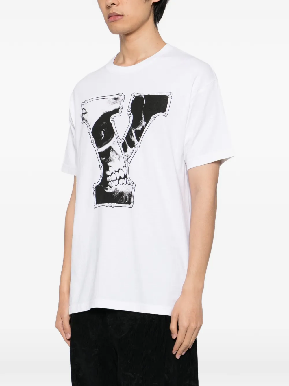 Yohji Yamamoto T-shirt met print Wit
