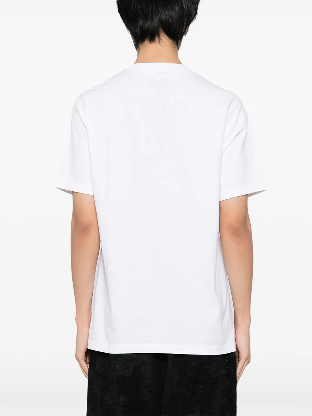 Yohji Yamamoto T-shirt met print Wit