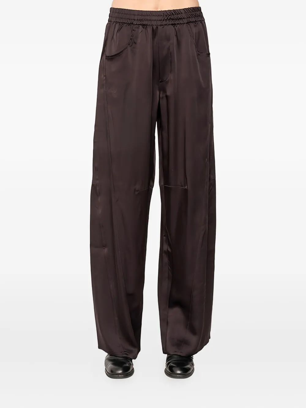 Andrea Ya'aqov elasticated-waist trousers - Bruin