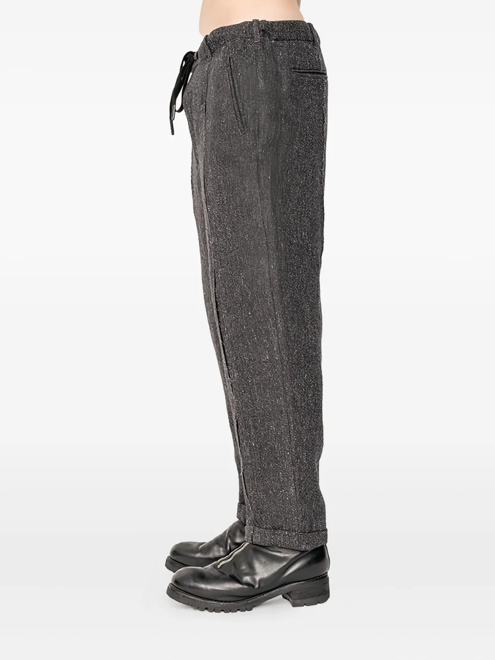 Andrea Ya'aqov drawstring-waist trousers - Grijs