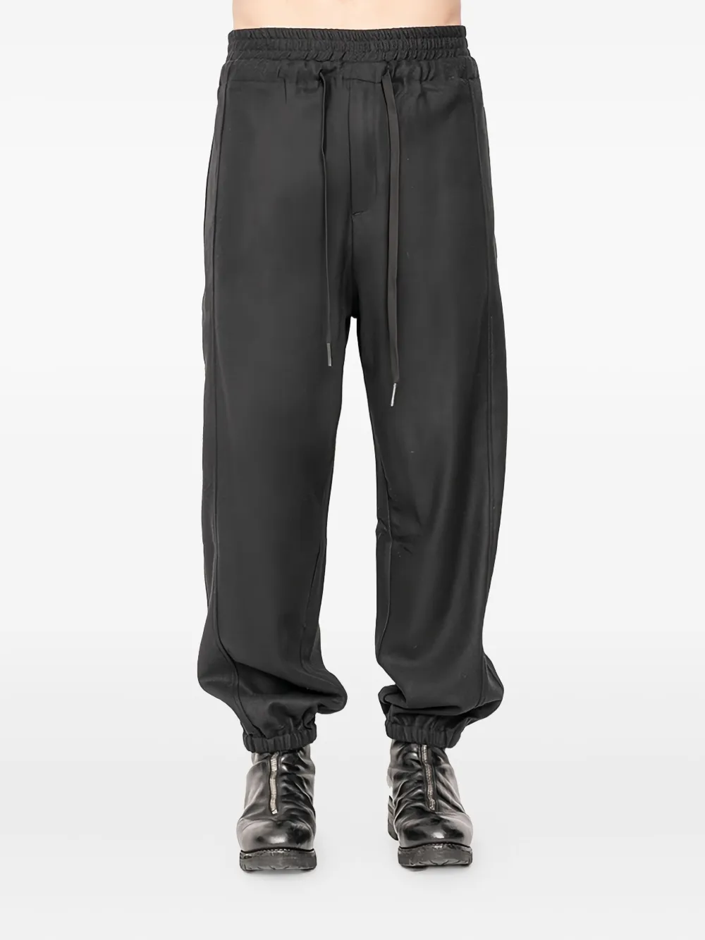 Andrea Ya'aqov drawstring-waist trousers - Zwart