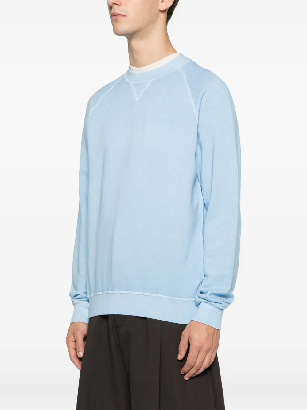 Raglan-Sleeve Crew-Neck Sweatshirt