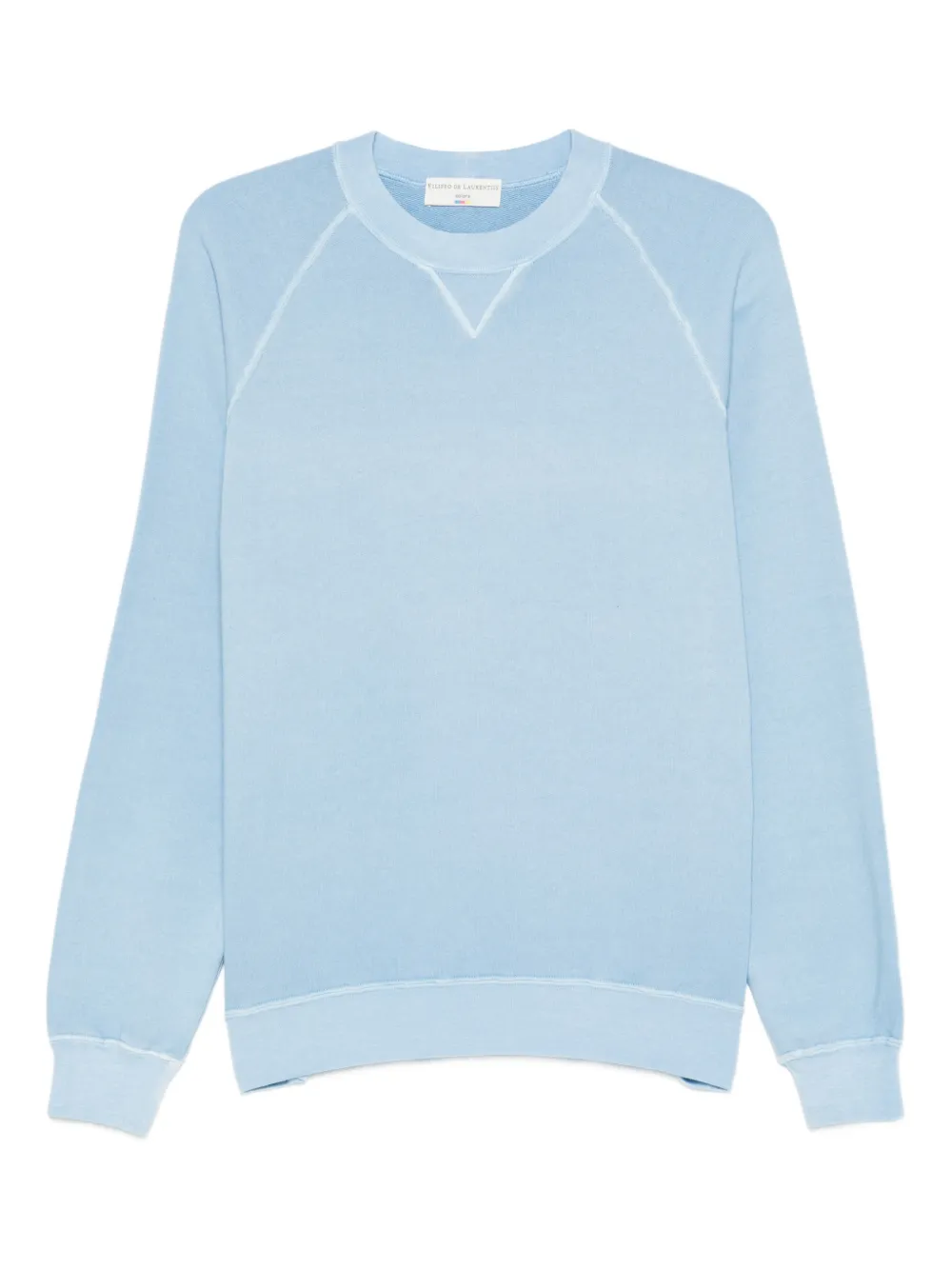 Filippo De Laurentiis raglan-sleeve crew-neck sweatshirt | Blue | Image 1