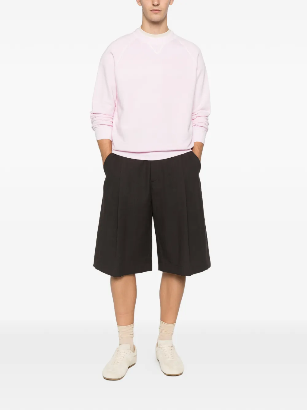 Filippo De Laurentiis raglan-sleeve crew-neck sweatshirt - Roze