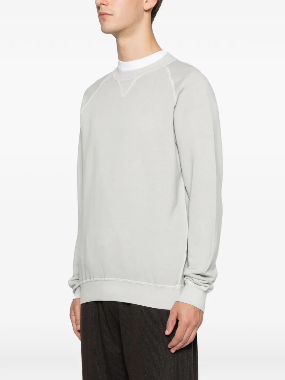 Filippo De Laurentiis Raglan-sleeve Cotton Sweatshirt In White