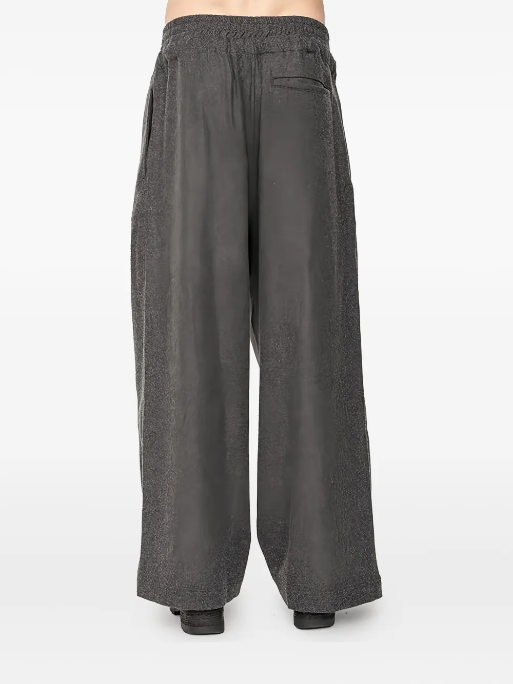 Andrea Ya'aqov Drawstring-waist Trousers In Gray