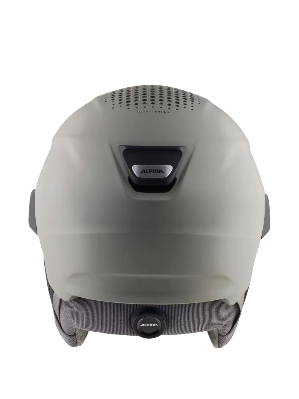 Alpina Perforated-detail Helmet In Brown