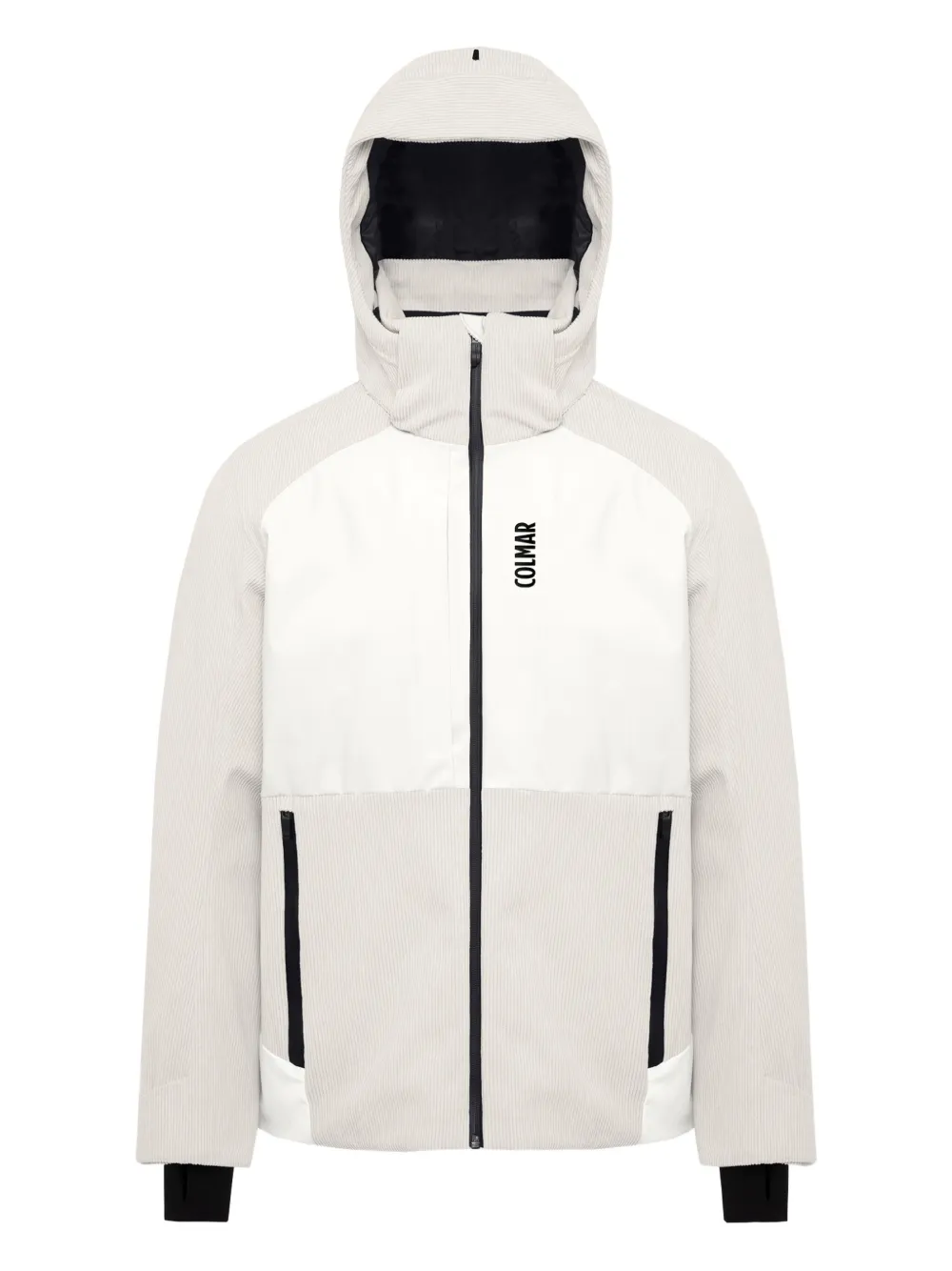 Colmar corduroy-effect hooded jacket | Neutrals | Image 1