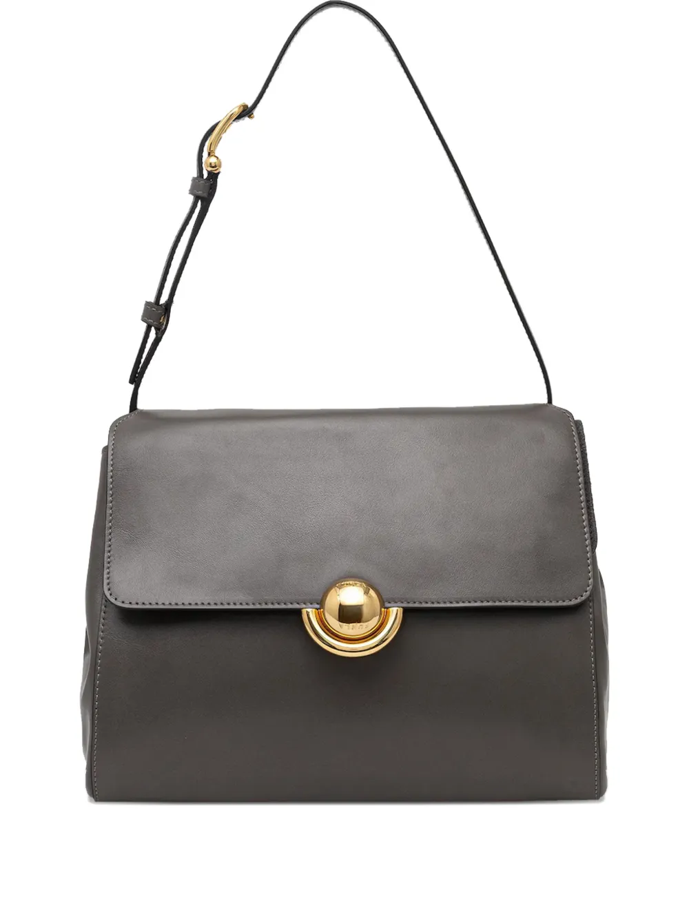 Furla small Domus leather shoulder bag - Grigio