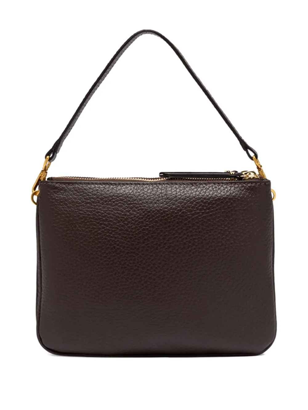 GIANNI CHIARINI Frida logo-print shoulder bag - Bruin