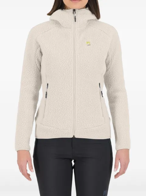 KARPOS sherpa-fleece zip-up hoodie 