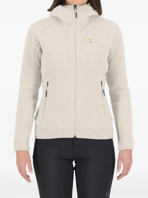 KARPOS sherpa-fleece zip-up hoodie