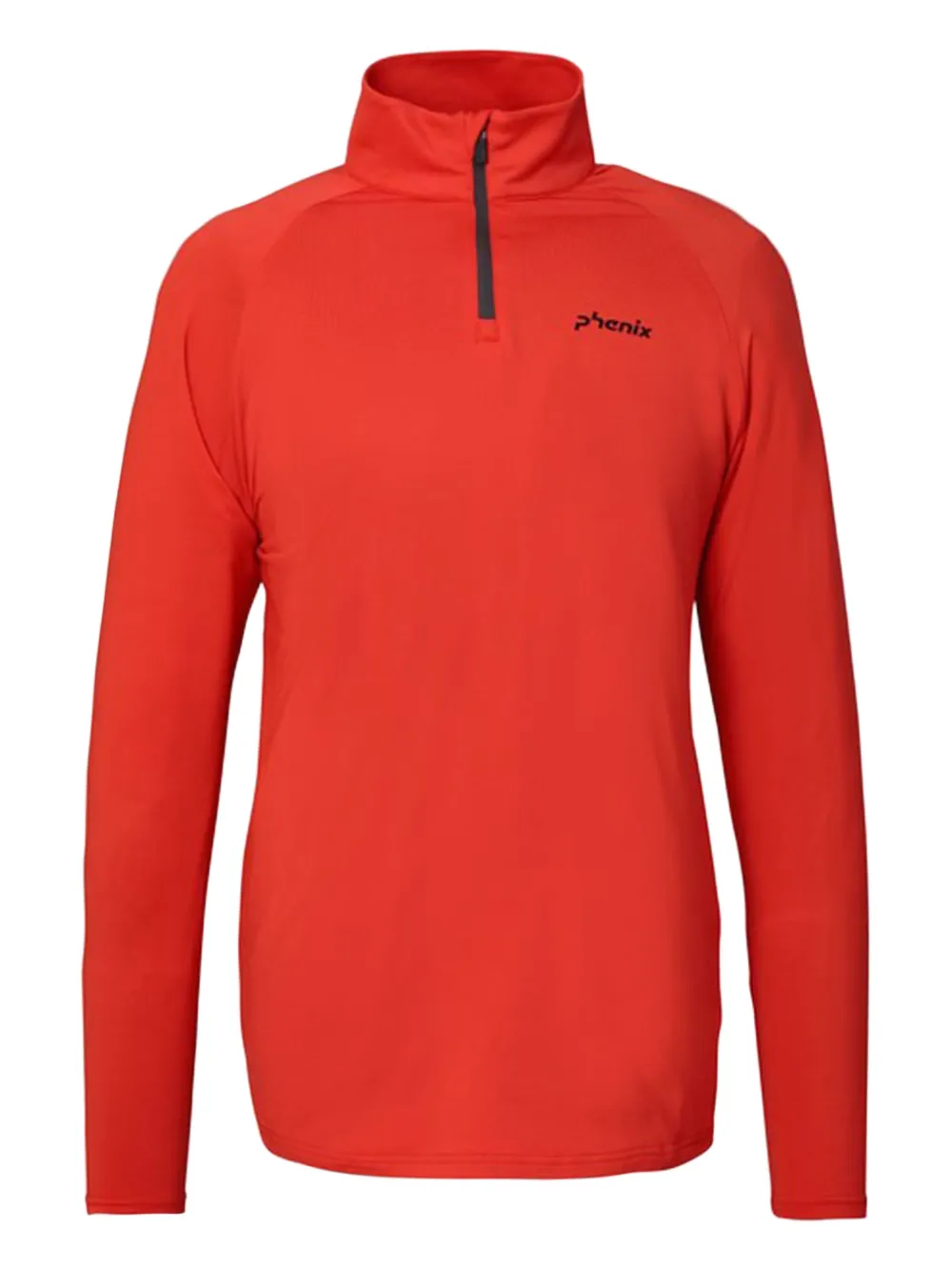 Phenix Zip Neck Sweatshirt In Red