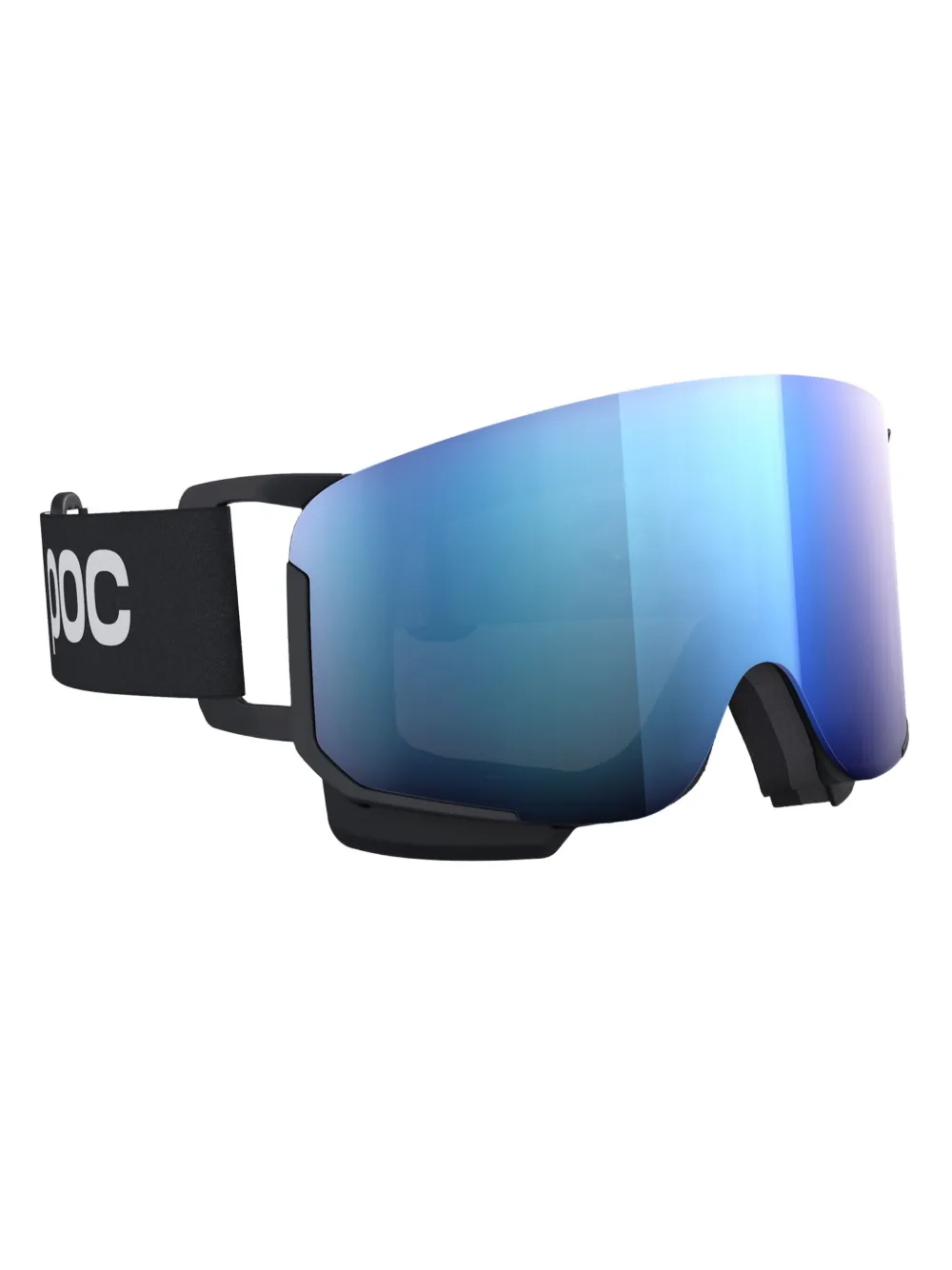 POC Skibril met logoband Blauw