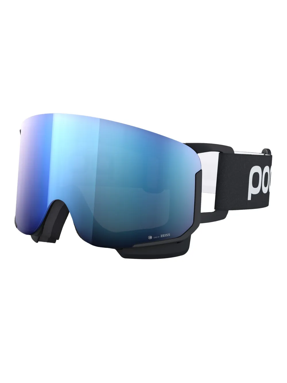 POC Skibril met logoband Blauw