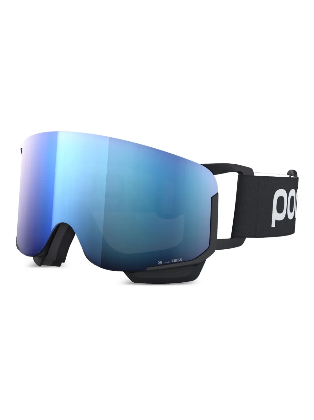 POC Skibril met logoband Blauw