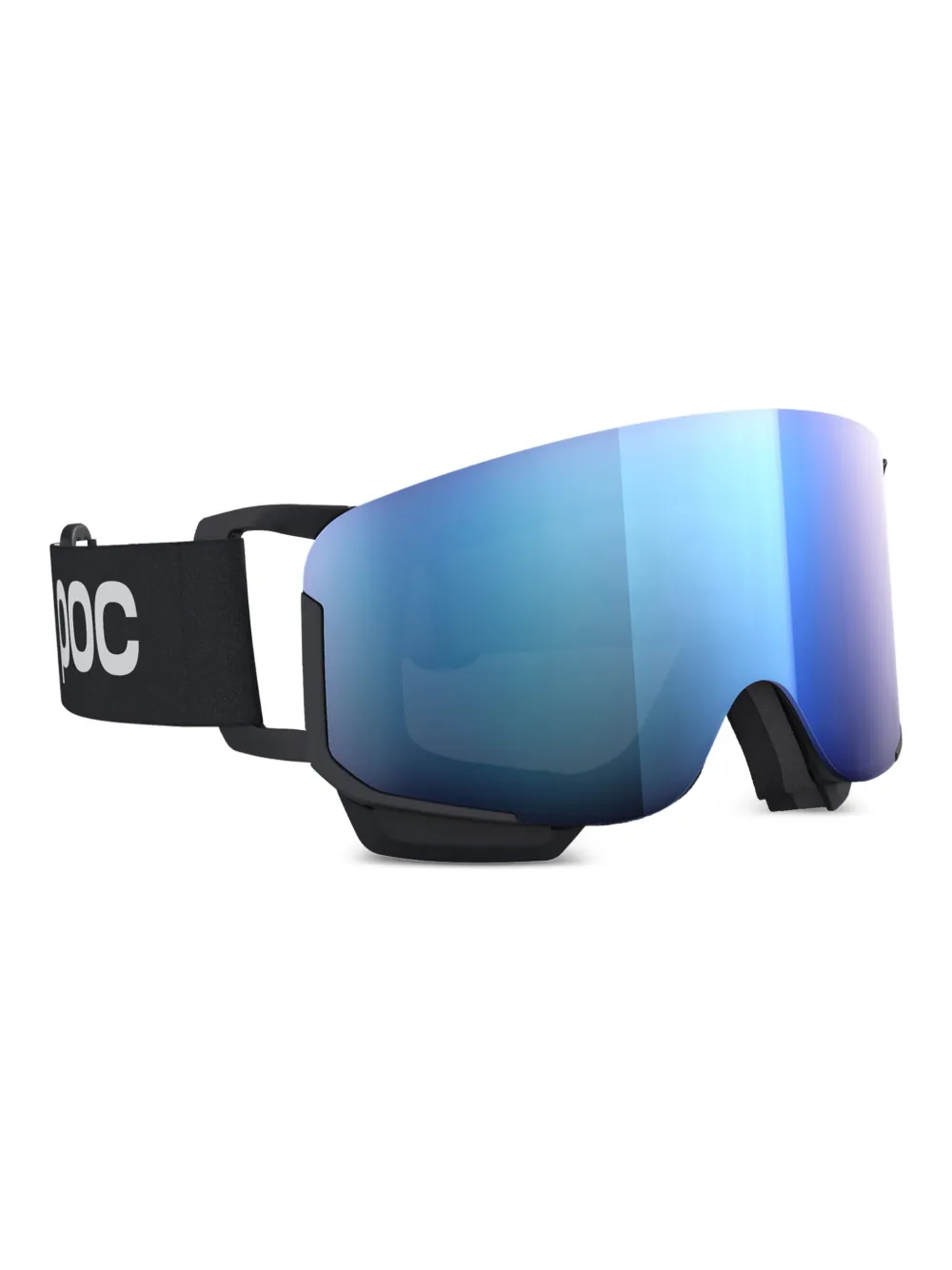 POC Skibril met logoband Blauw