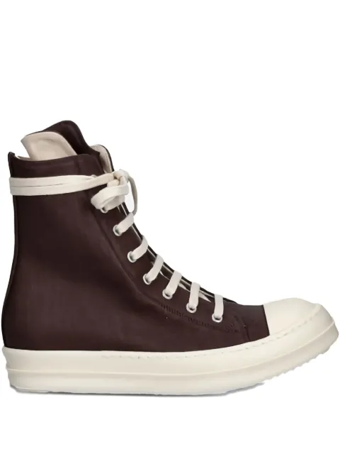 Rick Owens DRKSHDW lace-up zip sneakers