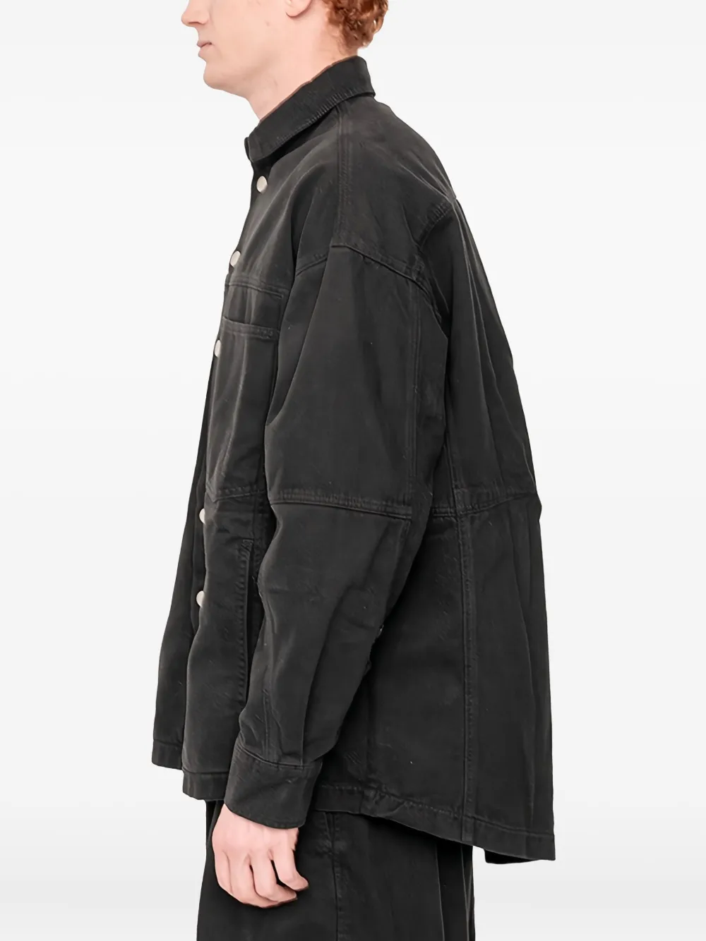 Andrea Ya'aqov patch-pocket shirt - Zwart