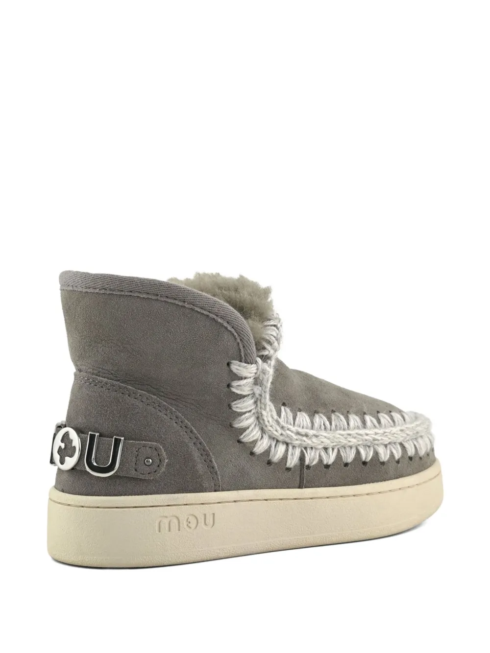 Mou New Eskimo handgehaakte laarzen Grijs