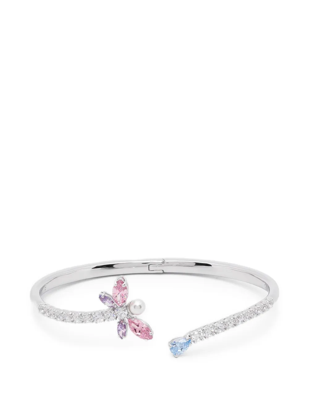 Swarovski x Ariana Grande crystal dragonfly bangle - Argento