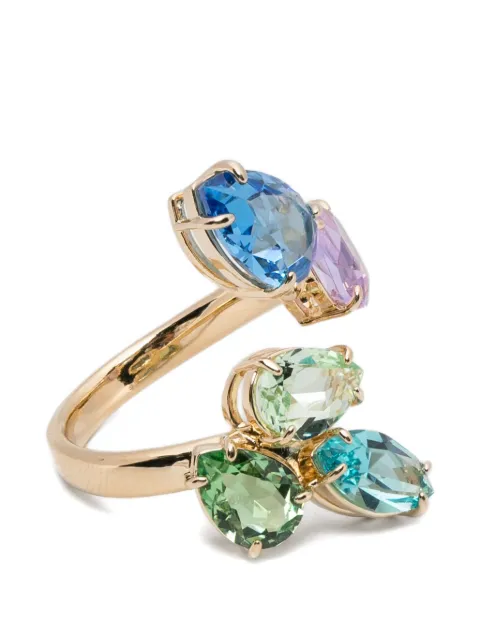 Swarovski multicolour cuts ring