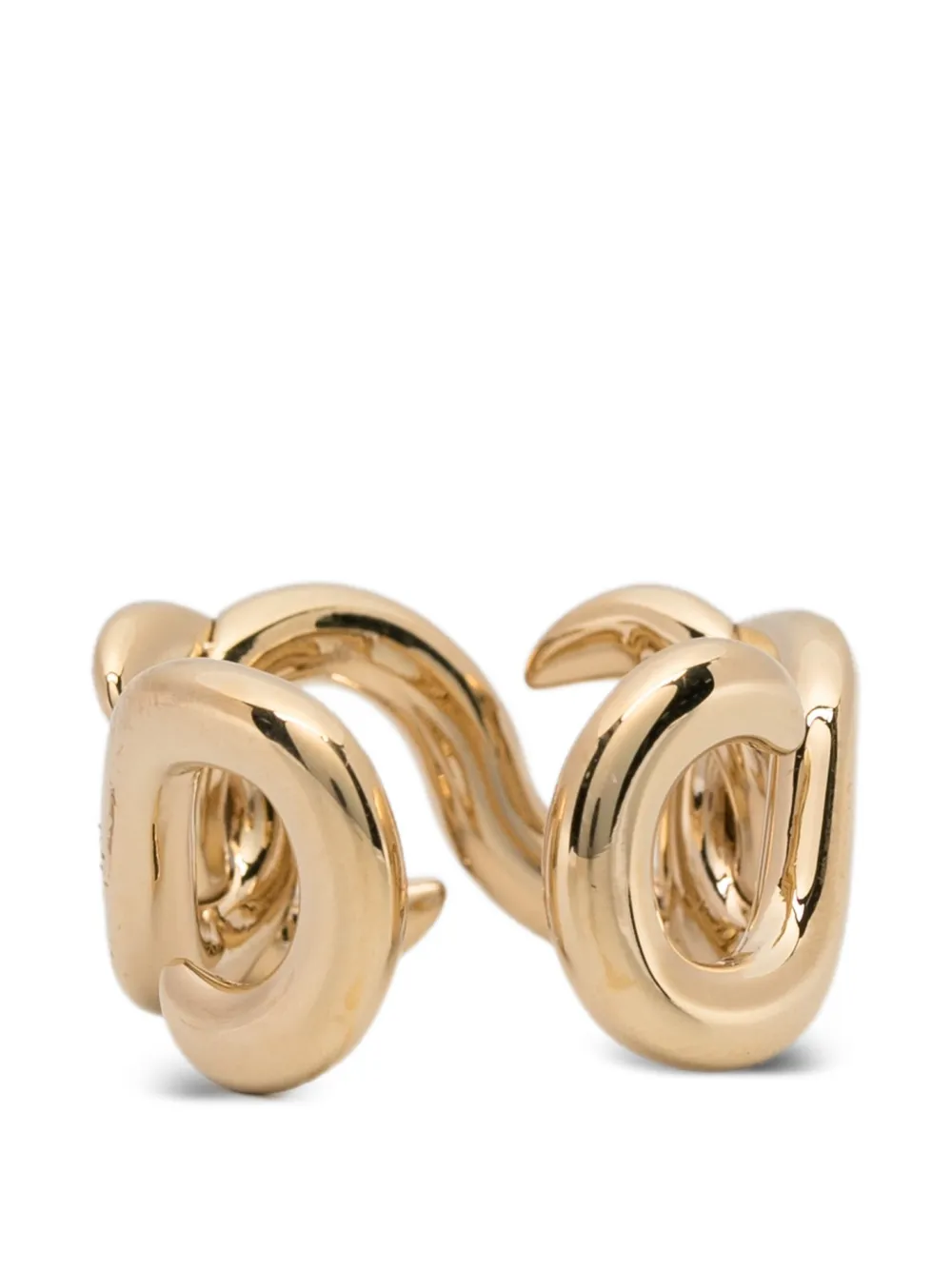  Swarovski Open Round-cut Ring - Gold 