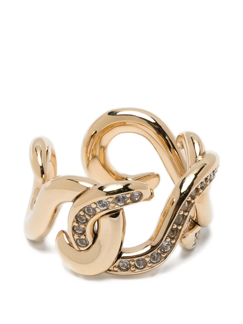 Swarovski Dextera open round-cut ring - Oro