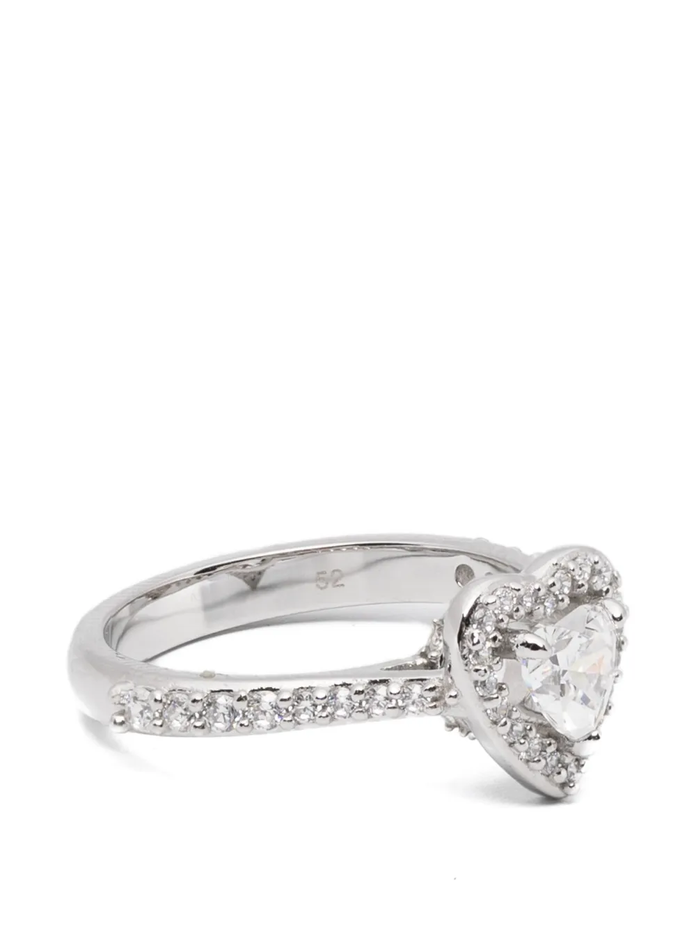 Swarovski Anello a cuore - Argento