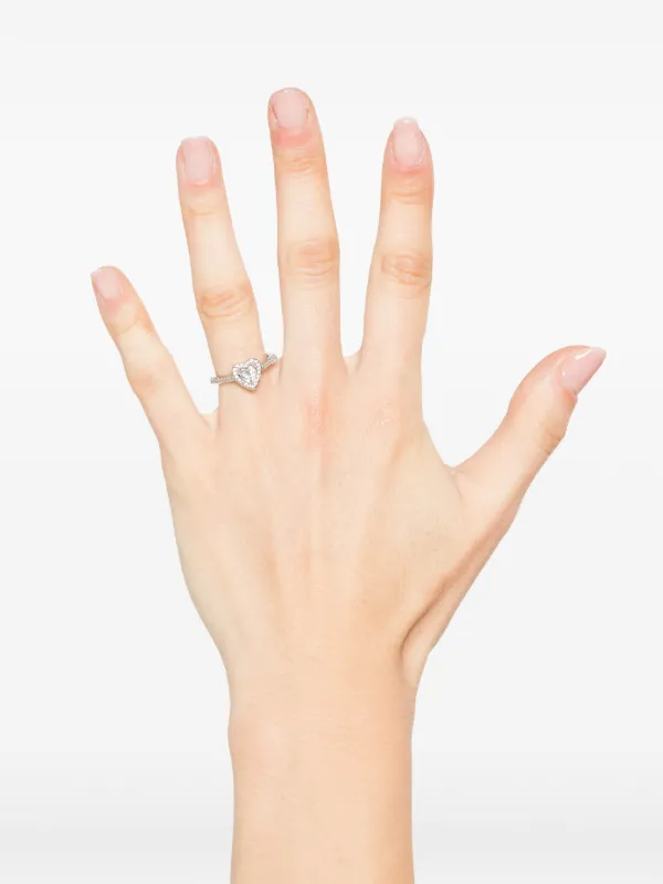 Swarovski ハート リング | シルバートーン | FARFETCH JP